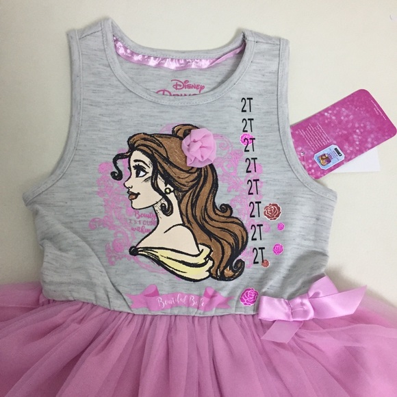 Disney Princess Belle Cute Pink tutu dress - Picture 2 of 6